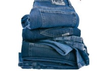 protected denim model clinton