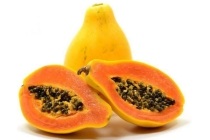 eetrijpe papaya