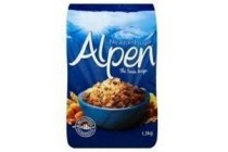 suikervrije alpen muesli