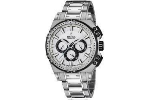 festina horloge met stalen band