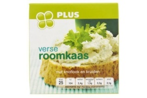 plus roomkaas kruiden