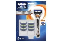 gillette fusion proglide handle en scheermesjes