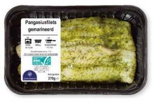 gemarineerde pangasiusfilets