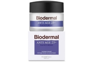 biodermal nachtcreme anti age 25