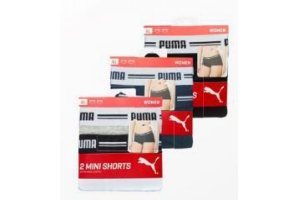 puma 2 pack mini shorts