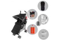 buggy maclaren quest black silver pakketdeal