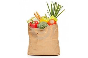 1 persoons groente en fruit tas