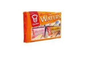 garden mini cream wafers