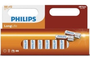 philips longlife batterijen 16 stuks