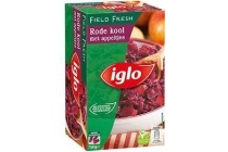 iglo rode kool met appeltjes