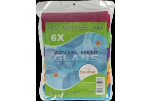 shine microvezel doekjes multi glans