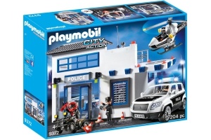 playmobil city action politiepost met voertuigen 9372