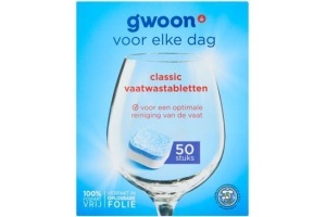 g woon vaatwastabletten classic