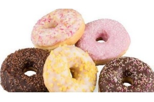 gedecoreerde donuts