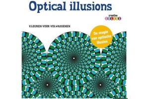kleurboek voor volwassenen optical illusions