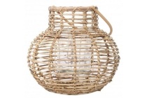 intratuin lantaarn bamboo d 30 h 27 cm naturel