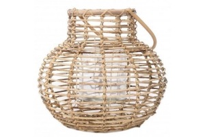 intratuin lantaarn bamboo d 30 h 27 cm naturel