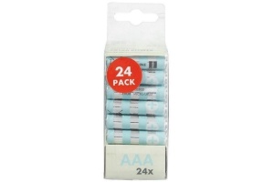 batterijen hema aaa 24 pack