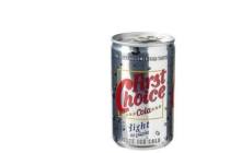 first choice cola light