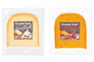 kaas met knoflook of sambal