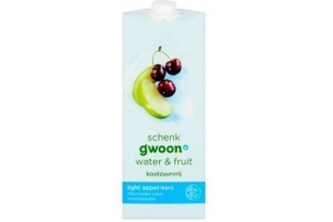 g woon water en fruit light