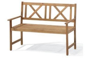 houten tuinbank