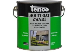 tenco houtcoat zwart