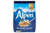 alpen suikervrije muesli