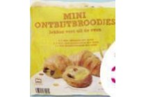 mini ontbijtbroodjes