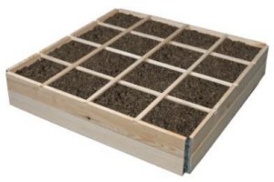 meter moestuin van hout