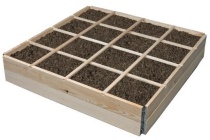 meter moestuin van hout