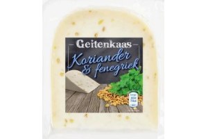 geitenkaas met koriander en fenegriek