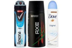 axe dove of rexona deodorant