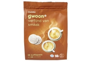 g woon koffiepads mokka