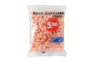 roze garnalen