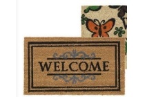 deurmat welcome of vlinder