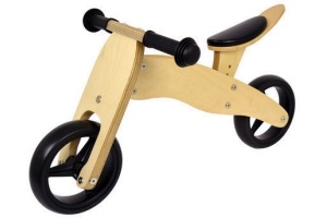 4 in 1 houten loopfiets