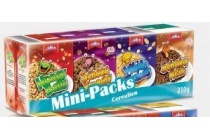 minipakjes ontbijtgranen