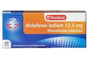 kruidvat diclofenac kalium 12 5mg