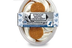 stroopwafelijsdessert