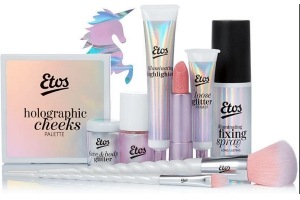 etos limited edition holographic make up