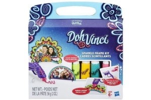 play doh doh vinci sparkle frame kit