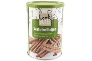 wafelrolletjes hazelnootcreme
