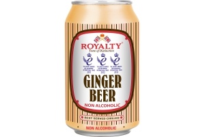 royalty ginger beer 330 ml