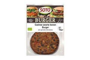 cashew zwarte bonen burger