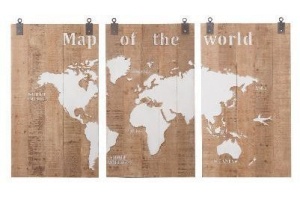 map of the world wanddecoratie