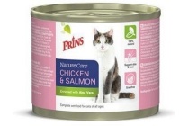 prins naturecare cat kip en zalm 400 g