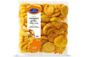 aardappelgolfljes gekruid