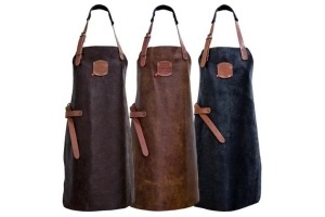 xapron leren bbq schort