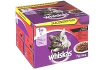 whiskas vlees in saus